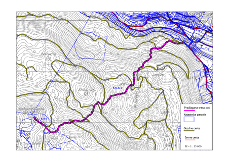 Sotješke stezice MTB 888 zemljevid